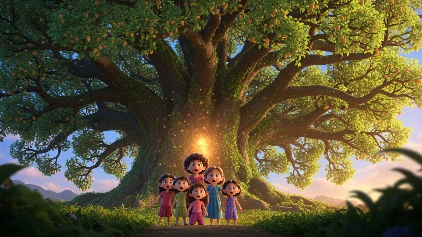 அதிசயம்! மாம்பழங்கள் திரண்டு தங்களுக்கான வீடாக மாறுதல்.