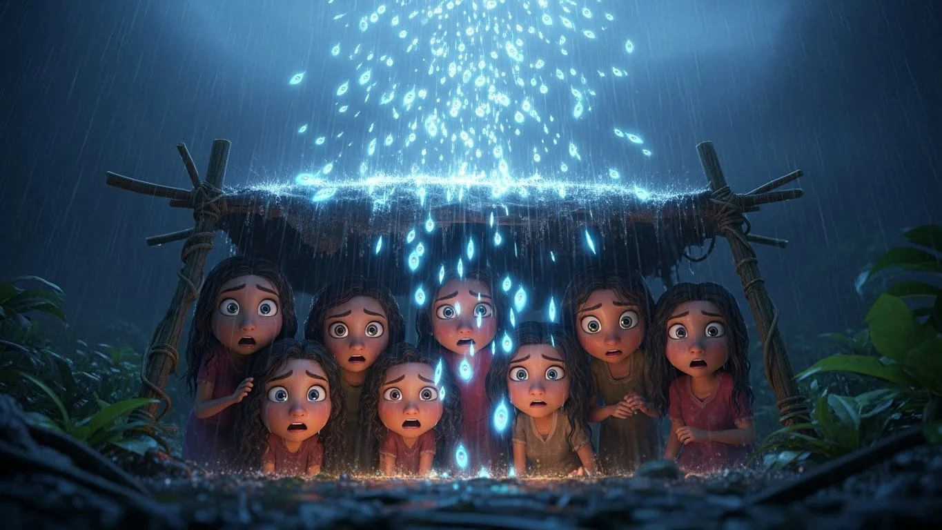 மாய மயில் இறகின் மழை