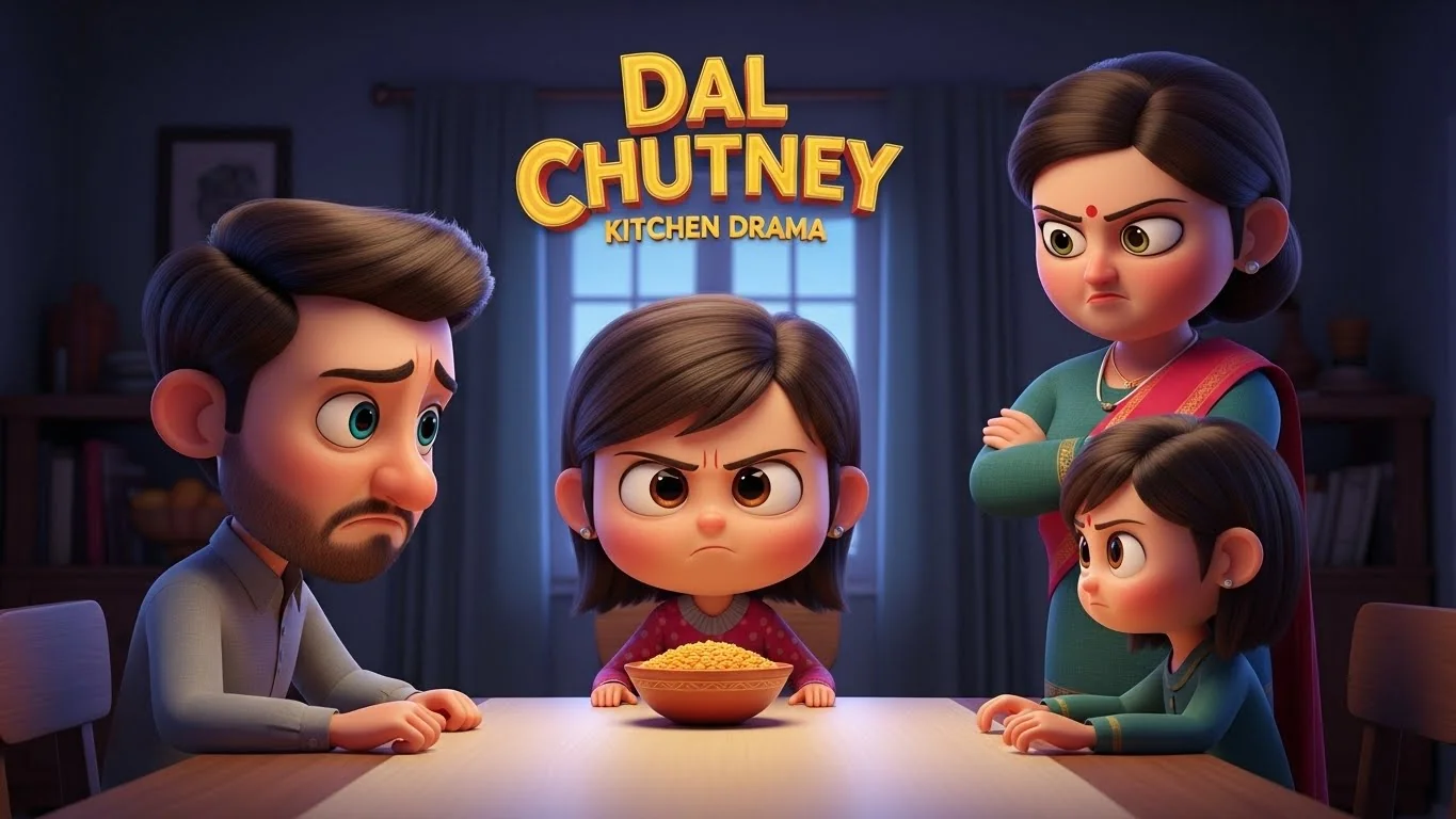 பருப்பு சட்னி சமையலறை நாடகம்