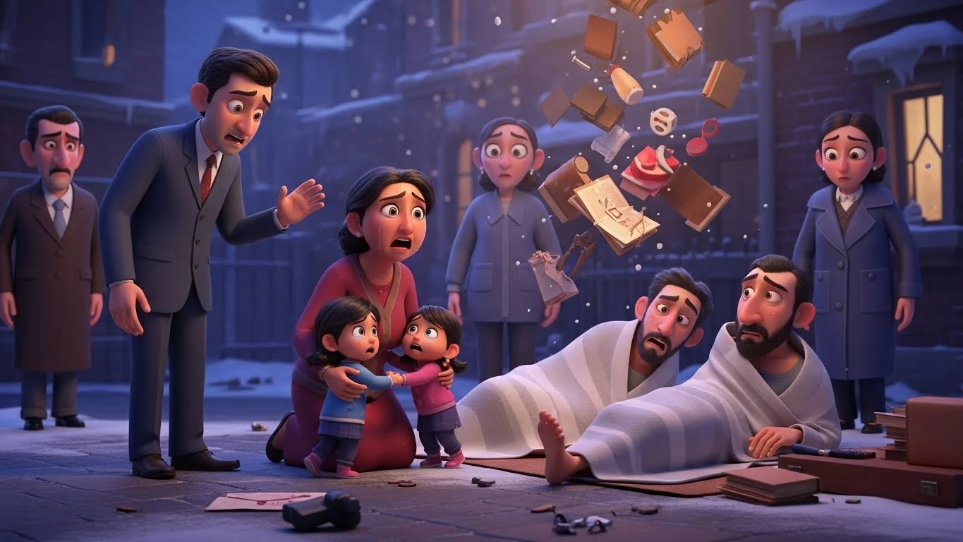 நடுங்க வைக்கும் குளிரில் வெளியேற்றம்