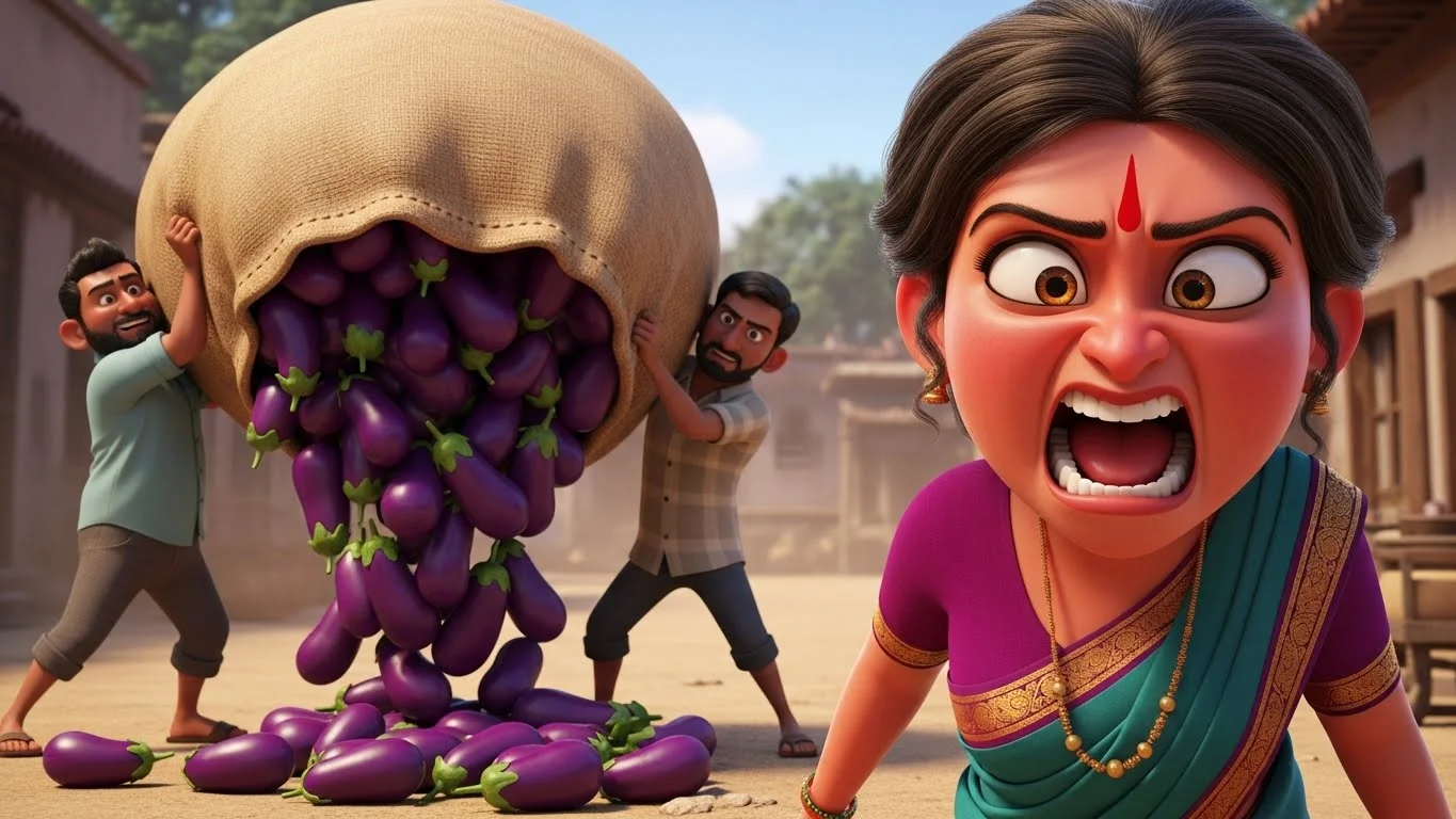 மூட்டை மூட்டையாய் கத்தரிக்காய் வெறி!