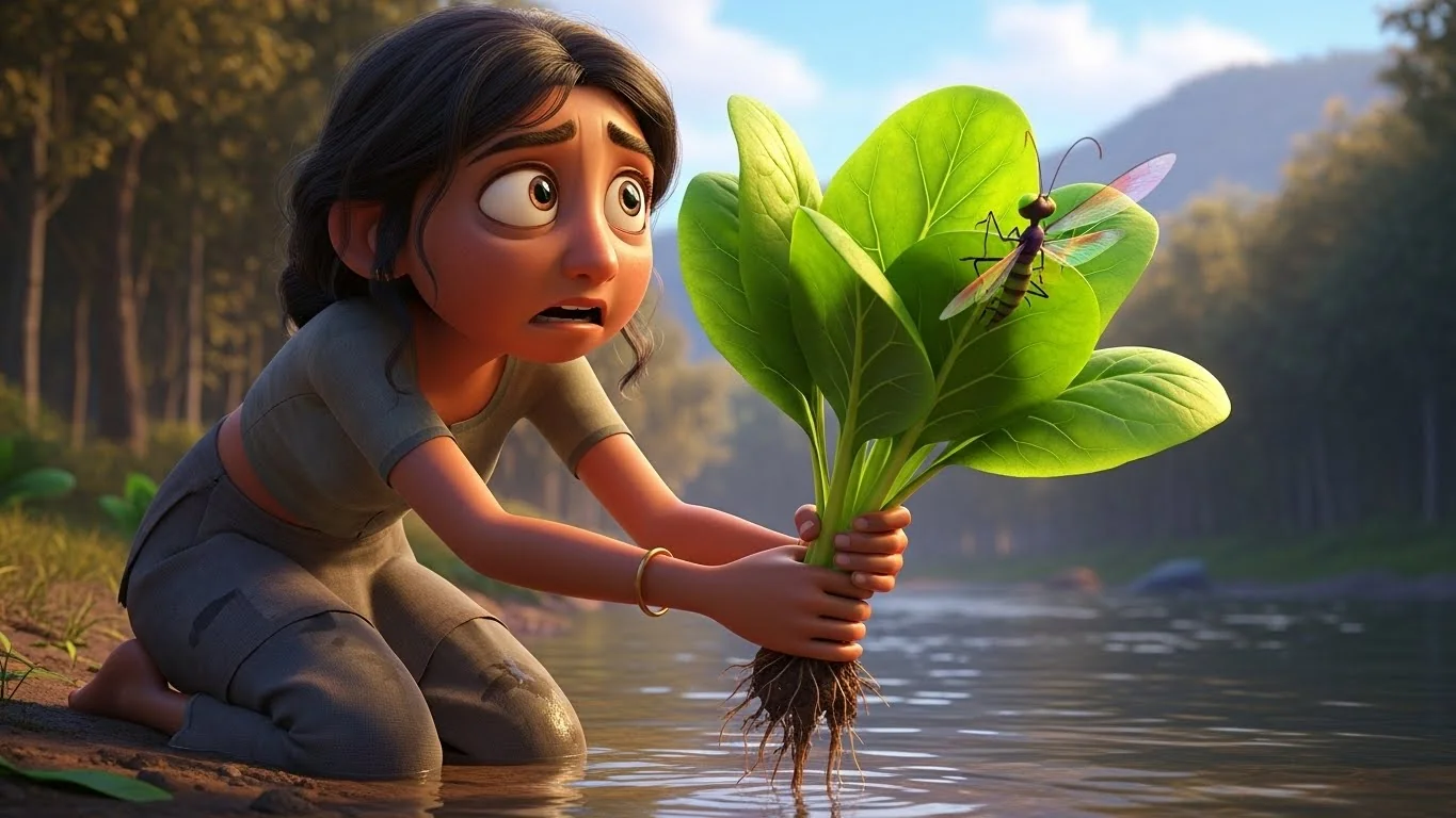 அதிசய பாலக் செடி: தாயின் புதிய நம்பிக்கை.