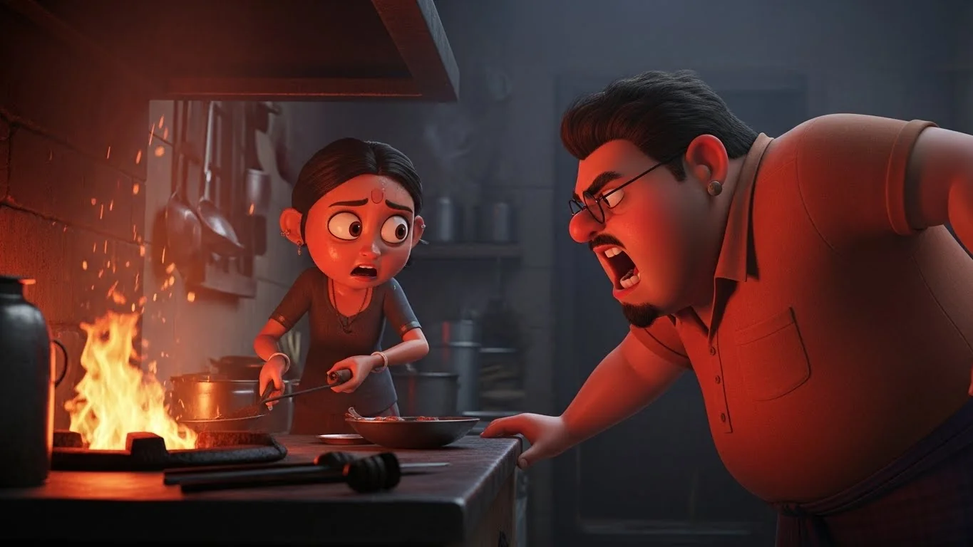 உக்கிரமான தீக்கு முன் உழைக்கும் சுமன்