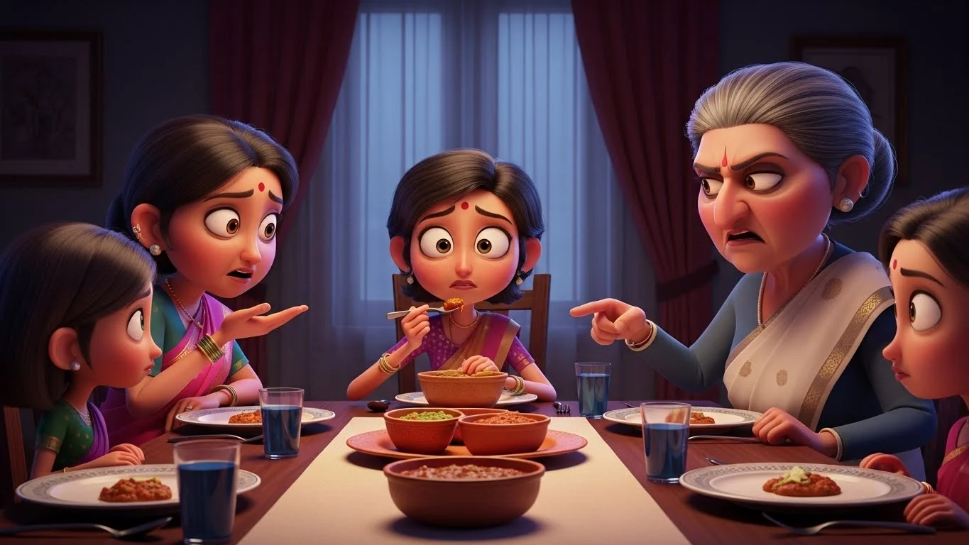 மிக்ஸியில் அரைத்த சட்னி அவர்களுக்கு பிடிக்கவில்லை.