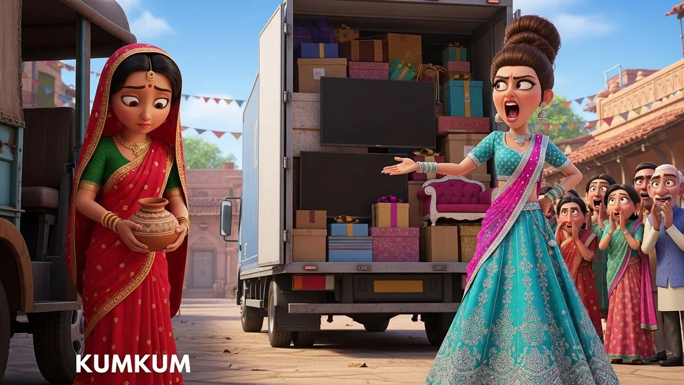 மண் சீதனத்துடன் ஒரு மருமகள்; நவீன பகட்டுடன் ஒரு சமையல்காரி.