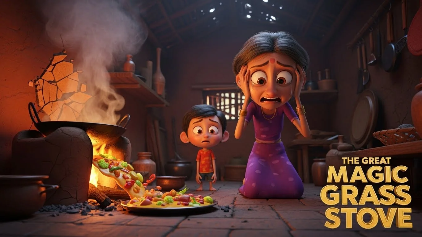 மா மந்திரப் புல் அடுப்பு