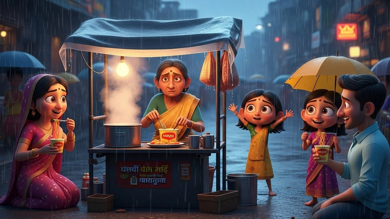 மழையில் மீண்டும் ஆரம்பிக்கும் வாழ்வு, கார மேகியின் வெற்றி.