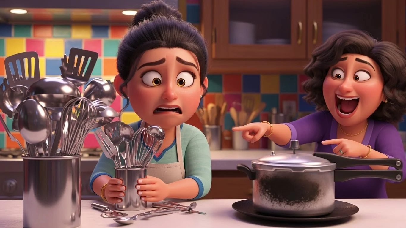 தோசைக்கல்லை தேடும் ஆருஷி; குக்கர் ரொட்டி ரகசியம் அம்பலமானது.