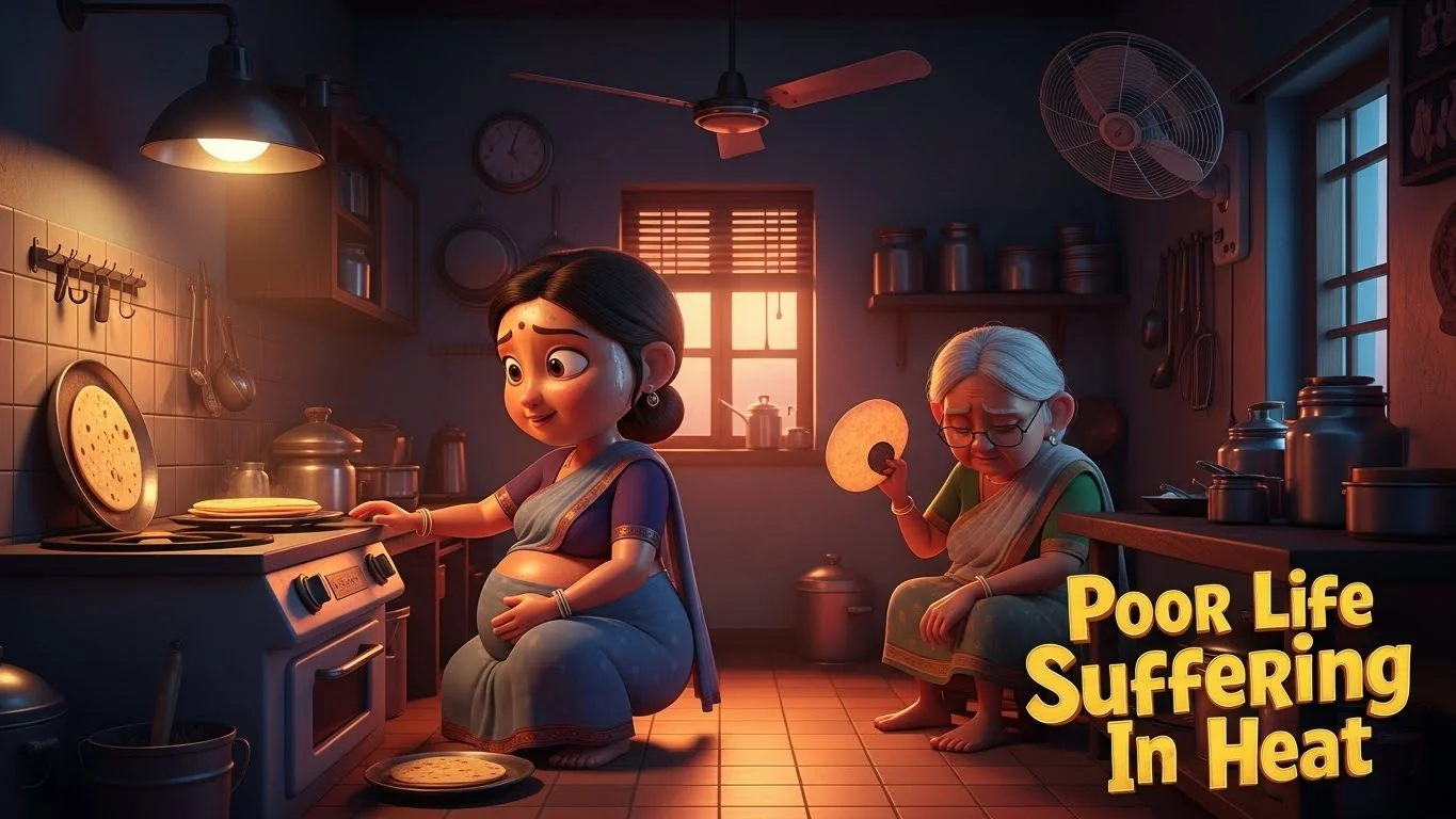 வெப்பத்தில் வாடும் ஏழை வாழ்வு