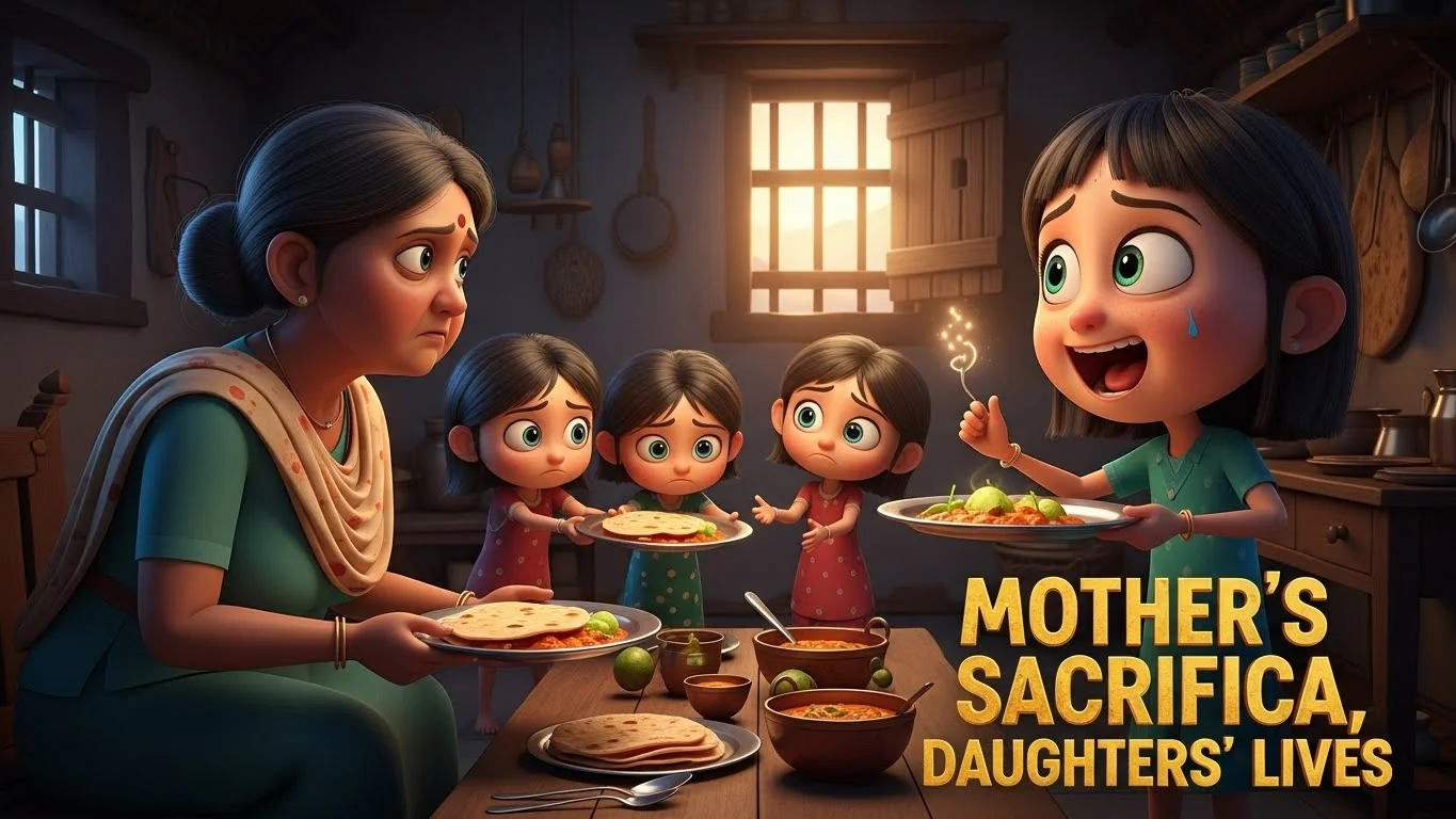 தாயின் தியாகம், மகள்கள் வாழ்வு