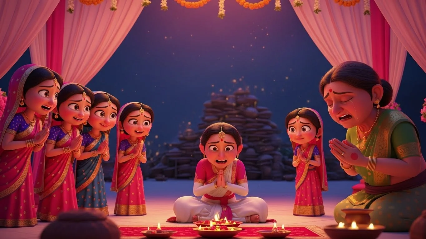 மகள்களின் திருமணத்திற்காக கண்ணீருடன் உழைக்கும் தாய்