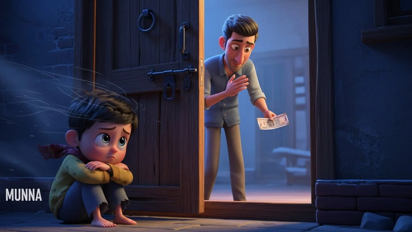 குளிரில் அமர்ந்த சமோசா அடம்பிடிக்கும் மகன்