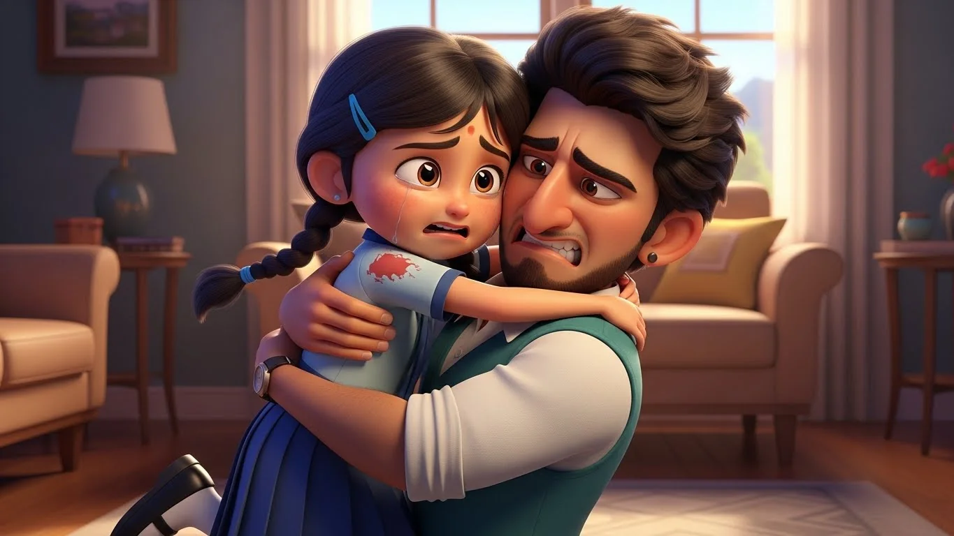 இல்லை மகளே, நீ என் மகள்! நீ என் கண்களின் நட்சத்திரம், என் உயிரின் ஒரு பகுதி!