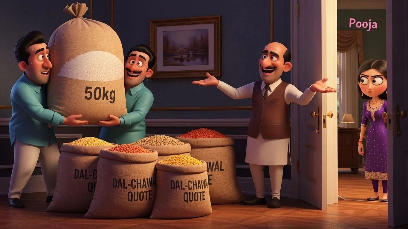 திருமணப் பேச்சின் போது சாமான் மூட்டைகளை கொண்டு வரும் மாப்பிள்ளை வீட்டார்.