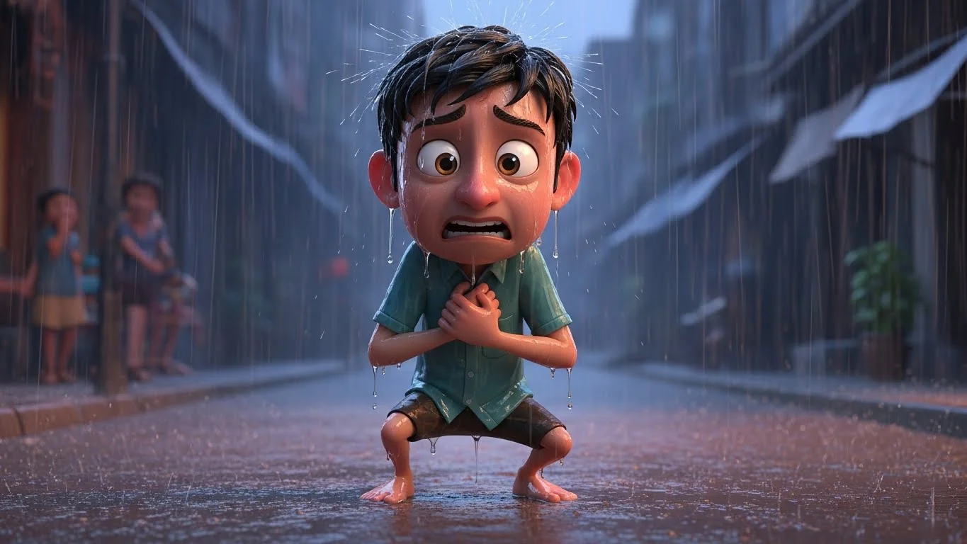 இந்தப் மழையால் இன்று வேலையும் இல்லை, பணமும் இல்லை.