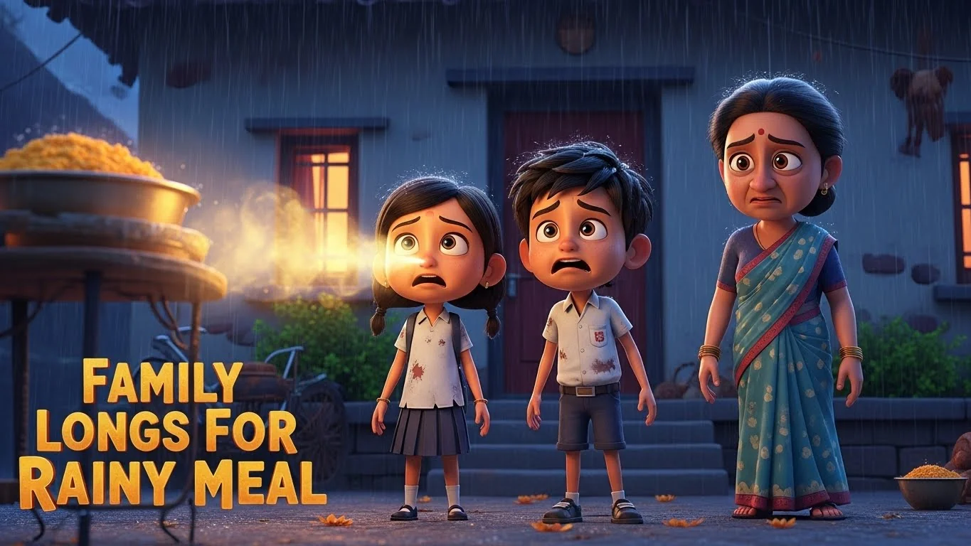 மழை சோறுக்காக ஏங்கும் குடும்பம்