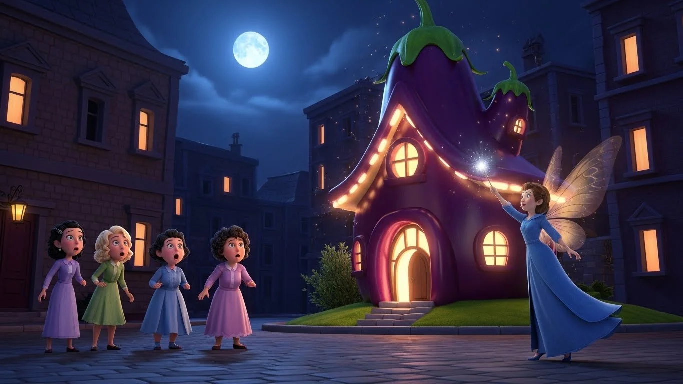 நீலப் தேவதையின் கத்தரிக்காய் வீடு அதிசயம்