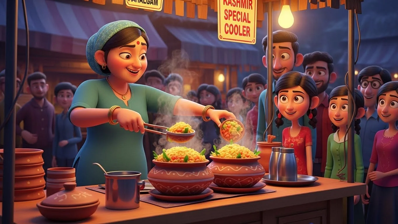 ஏழைப் பெண் மாதவியின் மட்கா மேகி கடை! சுற்றுலாப் பயணிகள் கூட்டம்.