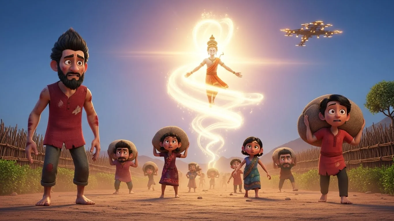 வாயு தேவனின் வரம்: பறக்கும் கிராமத்தின் உதயம்