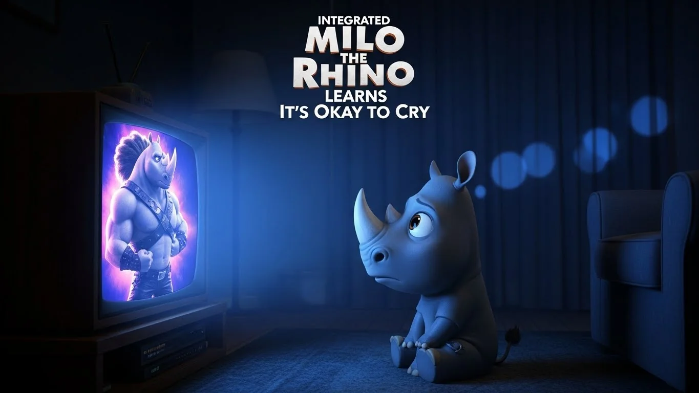 Milo the Rhino Learns Its Okay to Cry
