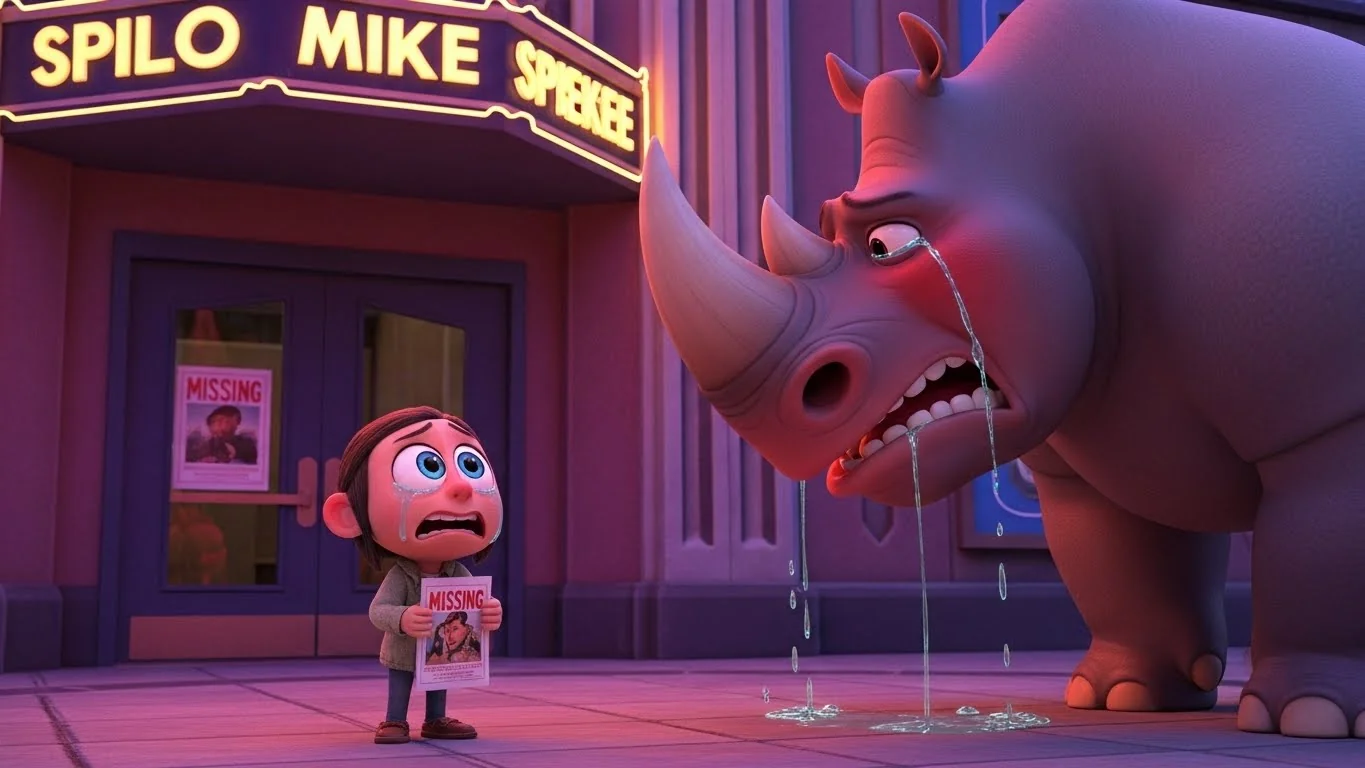 Milo bursts into tears while talking to Spike McCree, only for his tough hero to match his sobs, showing vulnerability.