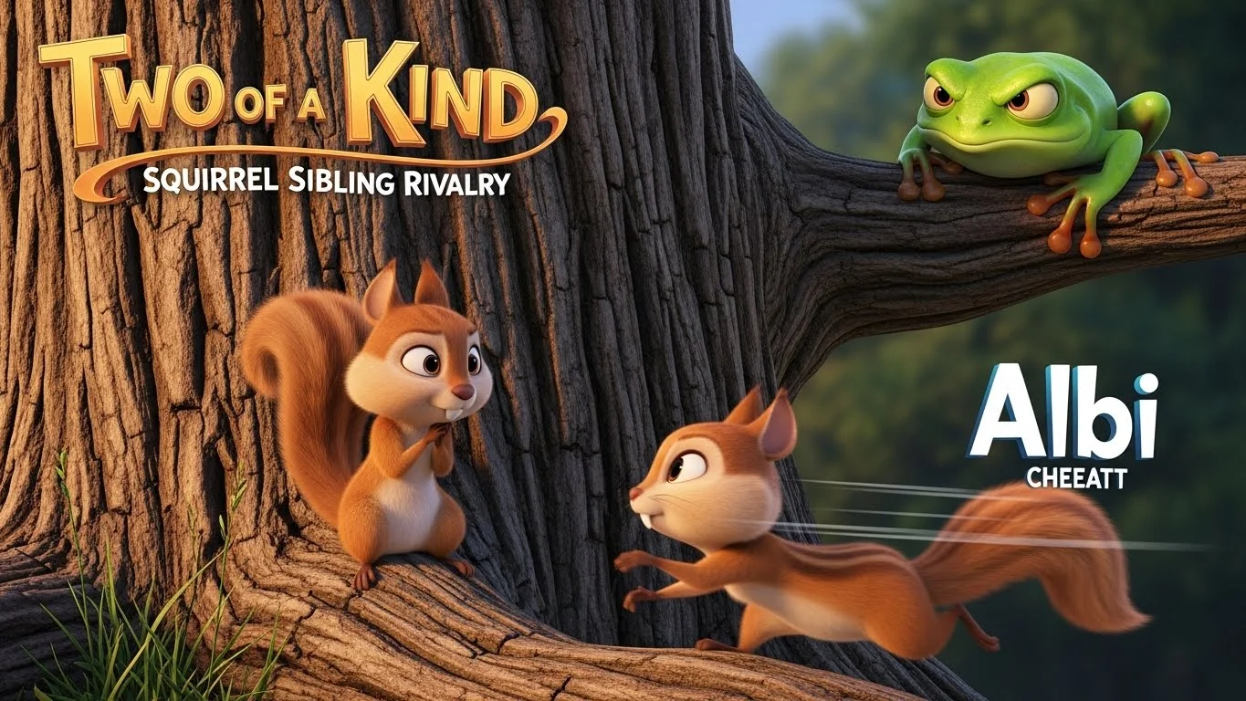 Two of a Kind: Squirrel Sibling Rivalry