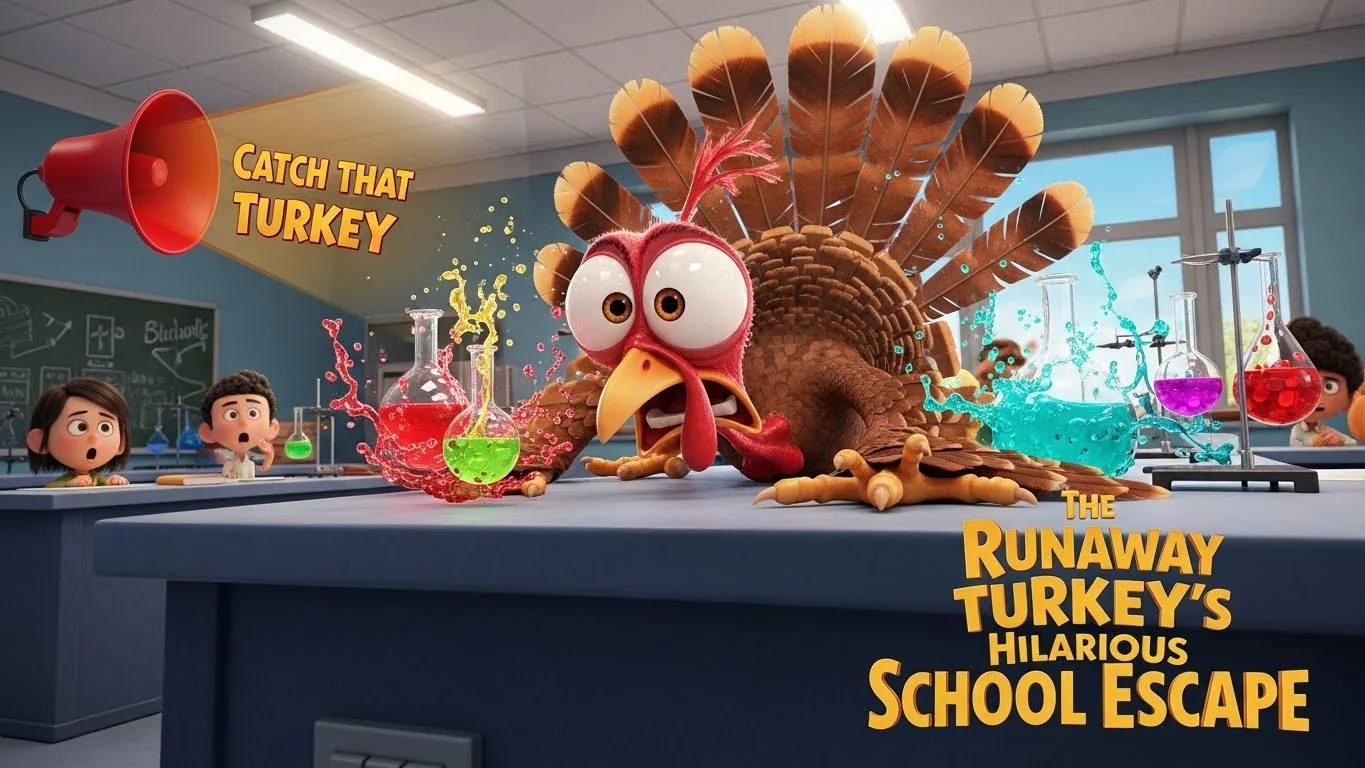 The Runaway Turkey's Hilarious School Escape