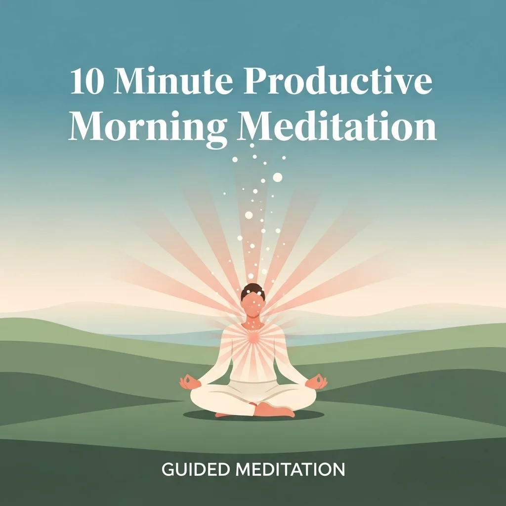 10 Minute Productive Morning Meditation - Guided Meditation Audio