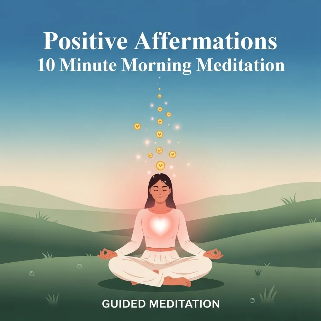 Positive Affirmations 10 Minute Morning Meditation - Guided Meditation Audio
