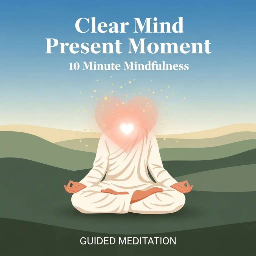 Clear Mind Present Moment 10 Minute Mindfulness Guided Meditation - Guided Meditation Audio