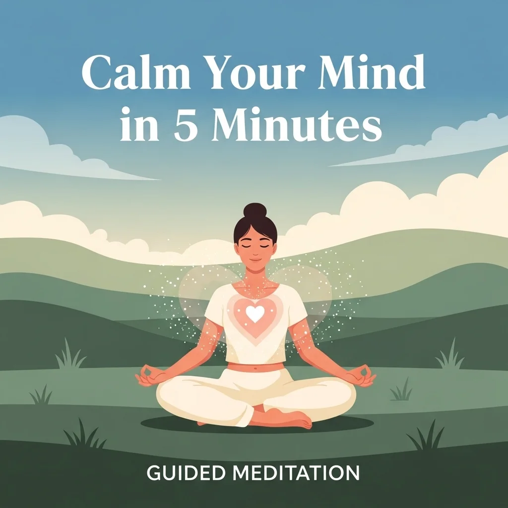 Calm Your Mind in 5 Minutes (Guided Meditation) - Guided Meditation Audio