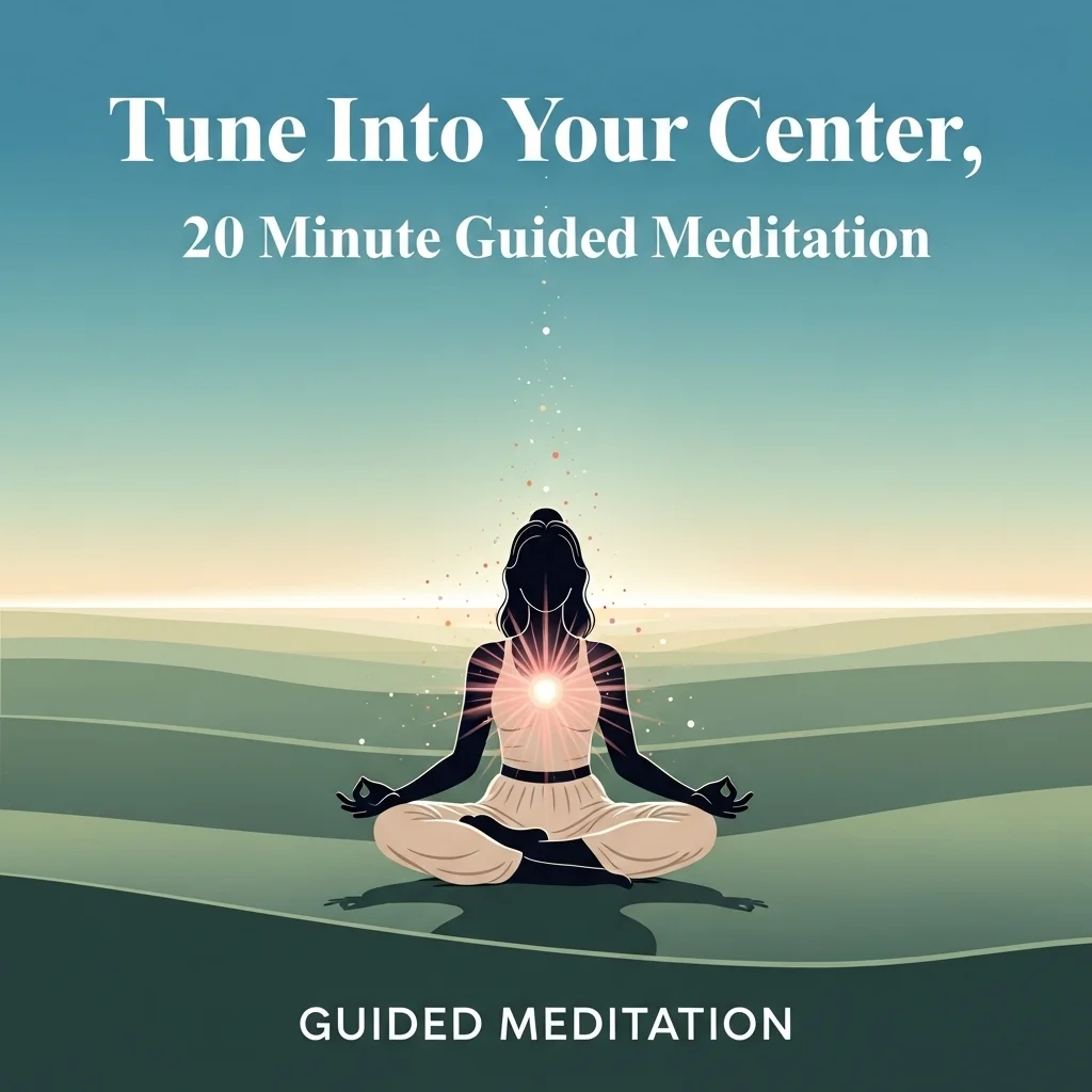 Tune Into Your Center, 20 Minute Guided Meditation - Guided Meditation Audio