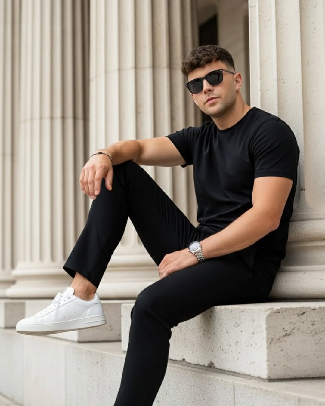 Resulting image with classical architecture