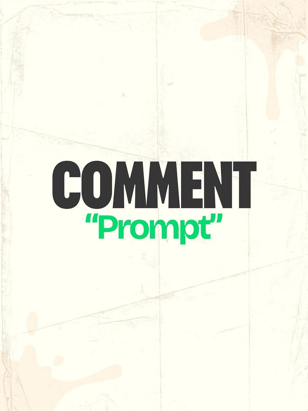 Call to action: Comment