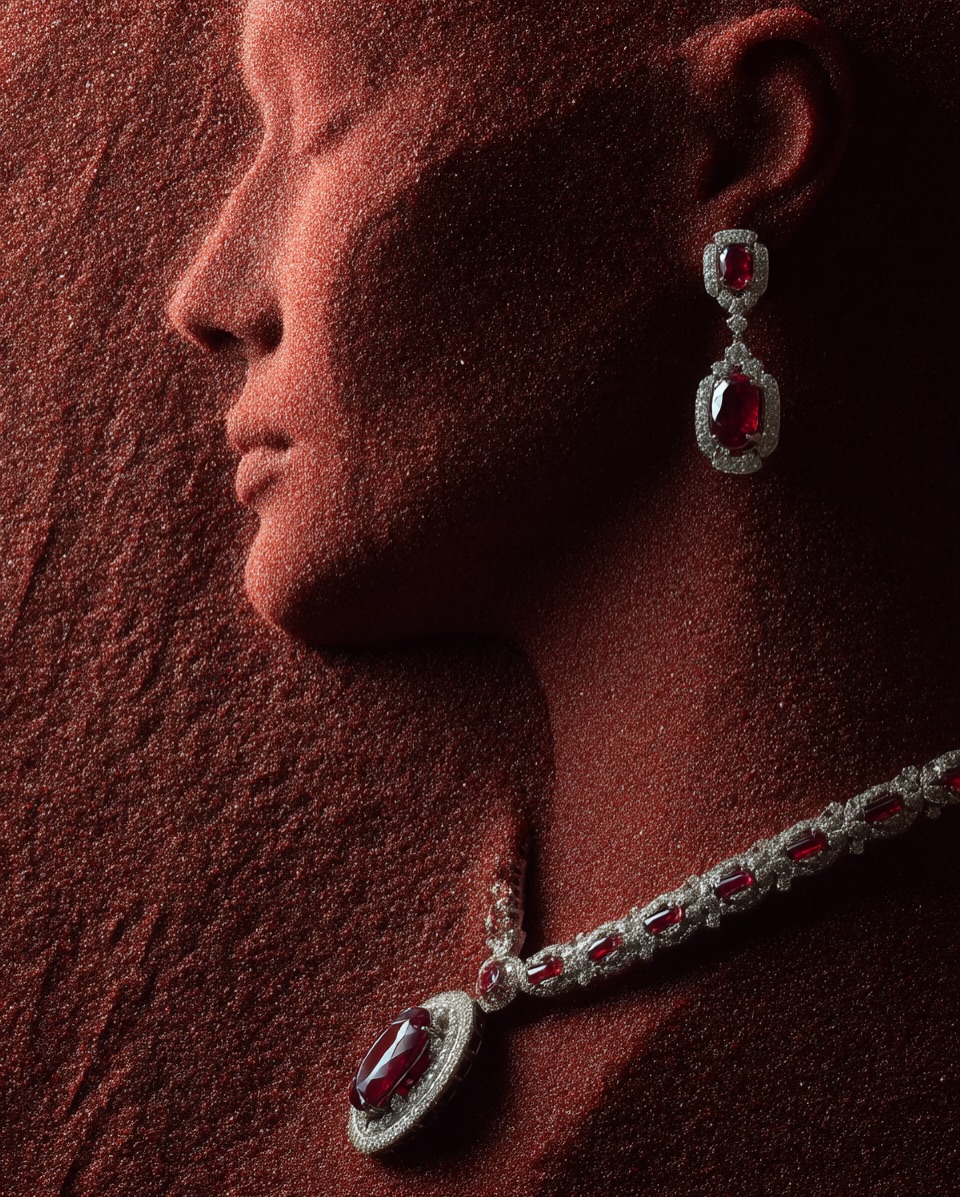 Close up of sand texture